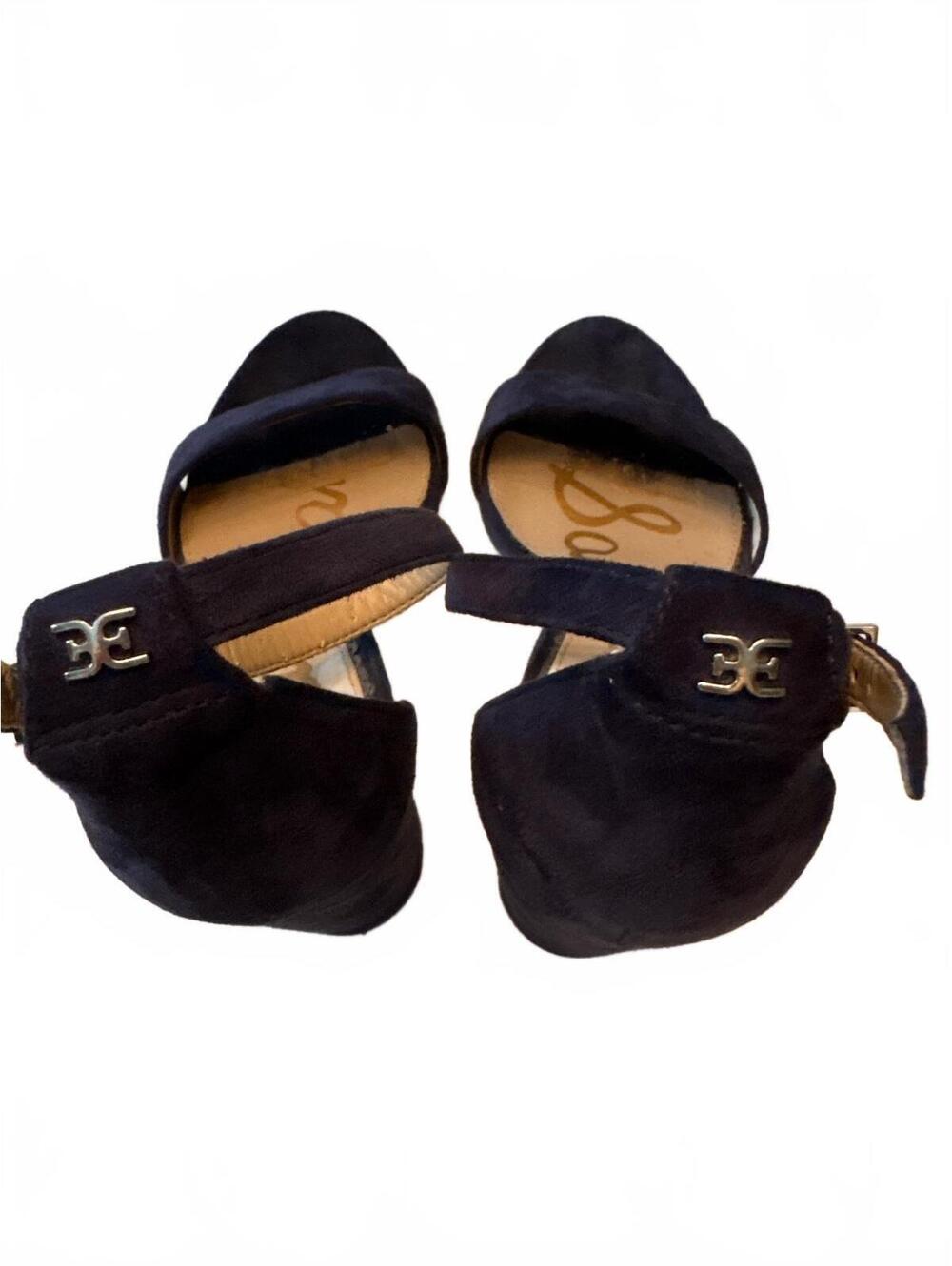 Sam Edelman Yaro Navy Strappy Heels 7.5M